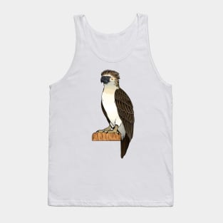 Philippine eagle bird cartoon illustration Tank Top